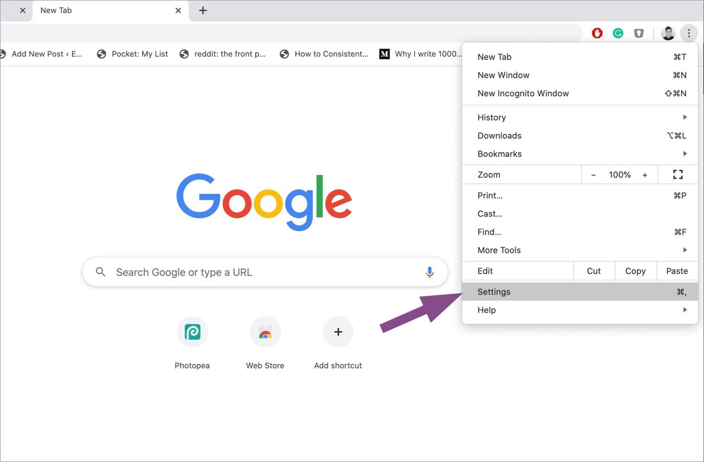 disable the pop up blocker in google chrome for mac